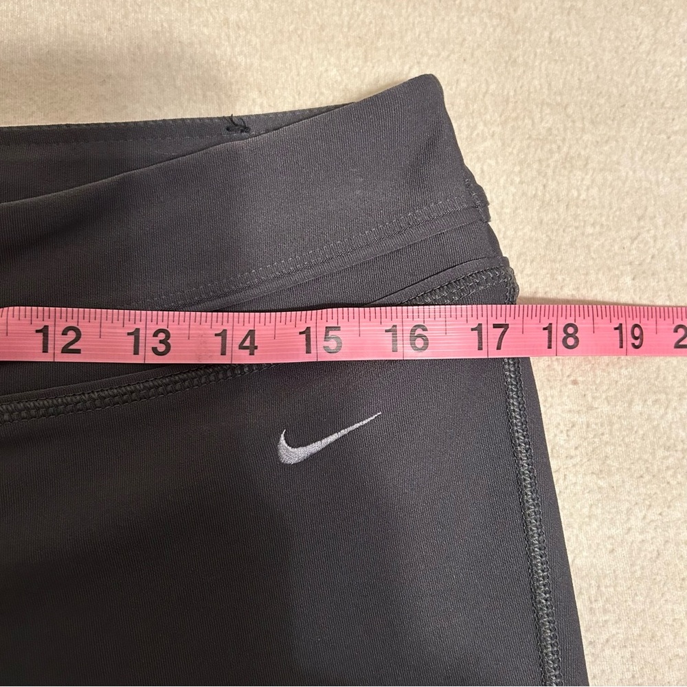Nike Women Be Strong Dri-FIT Training Dark Gray Yoga Pants Wide Leg‎ Size L Tall - Picture 10 of 12